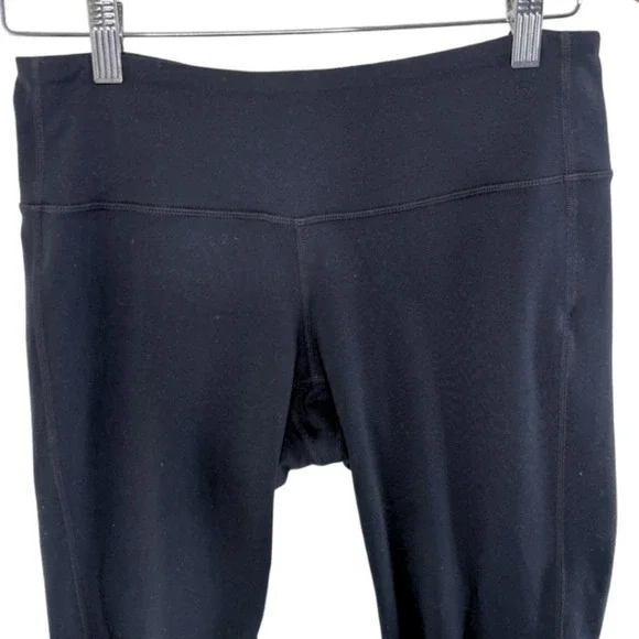 Athleta Womens Black High Waisted Athletic Yoga Stretch Ankle Leggings Size S - Picture 3 of 8